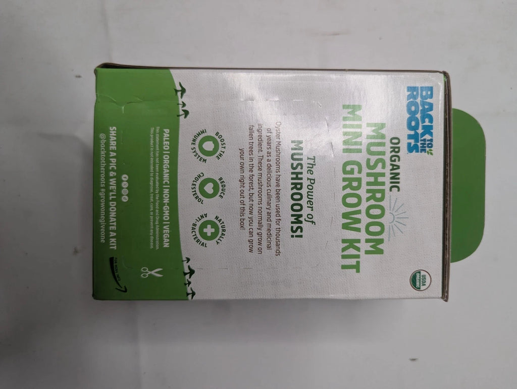Back To The Roots Organic Mini Pearl Oyster Mushroom Grow Kit