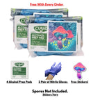 Mushroom Monotub Growing Kit -Rye Grain Spawn Bags Substrate How to Grow At Home